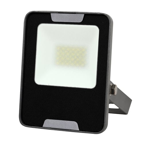 Reflector LED Exterior 20 W, Luz Cálida Brillante, IP65, IK07, No Atenuable, LED integrado