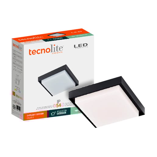 Lámpara Plafón LED Techo 24 W, Luz Cálida Brillante, IP54, IK05, Interior y Exterior, LED integrado Lámpara Plafón LED Techo 24 W, Luz Cálida Brillante, IP54, IK05, Interior y Exterior, LED integrado