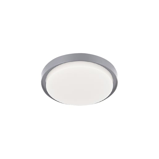 Lámpara Plafón LED de Sobreponer 24 W, Luz Suave Cálida, IP54, IK05, Interior y Exterior, LED integrado