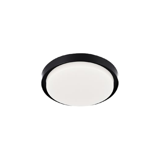 Lámpara Plafón LED de Sobreponer 24 W, Luz Suave Cálida, IP54, IK05, Interior y Exterior, LED integrado