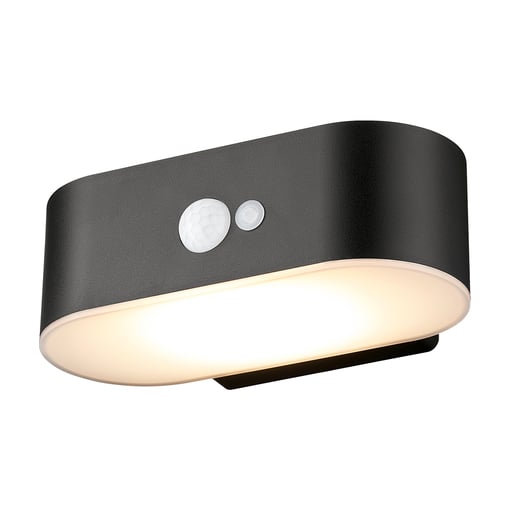 Lámpara Solar Arbotante LED 2.6 W, Luz Cálida Brillante, Sensor de Movimiento, Modos de Luz, IP44 Lámpara Solar Arbotante LED 2.6 W, Luz Cálida Brillante, Sensor de Movimiento, Modos de Luz, IP44