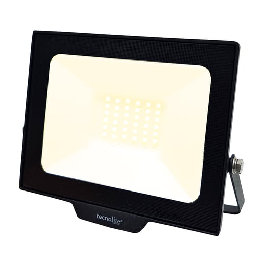 Reflector LED 30 W Exterior, Luz Cálida Brillante, IP66, IK07, No Atenuable Reflector LED 30 W Exterior, Luz Cálida Brillante, IP66, IK07, No Atenuable