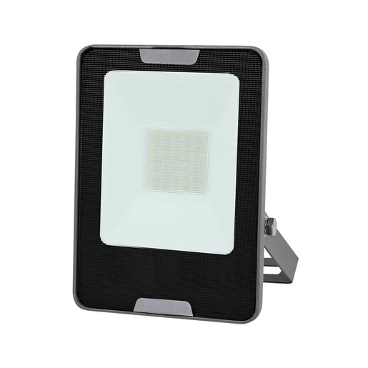 Reflector LED Exterior 30 W, Luz Cálida Brillante, IP65, IK07, No Atenuable, LED integrado