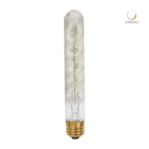 Foco T28 Vintage Incandescente 35 W, Luz Suave Cálida, Base E27, Atenuable