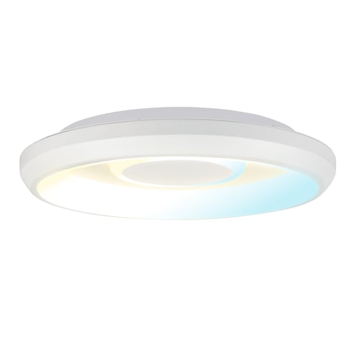 Lámpara de Techo Plafón LED 36 W, Luz Blanca Ajustable con Aros de Luz, No atenuable Lámpara de Techo Plafón LED 36 W, Luz Blanca Ajustable con Aros de Luz, No atenuable