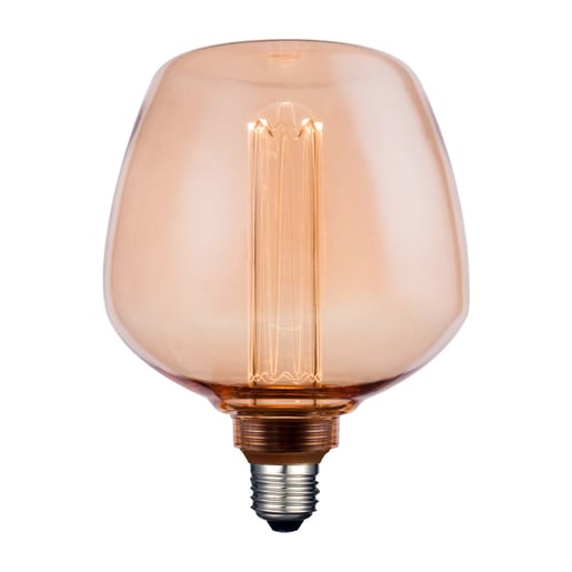 Foco Copa Vintage LED 3.5 W, Luz Ámbar, Base E27, Atenuable