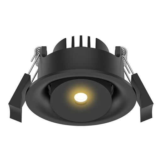 Lámpara Downlight LED Empotrable 3 W, Luz Cálida Brillante, IRC 90, UGR <19, No atenuable