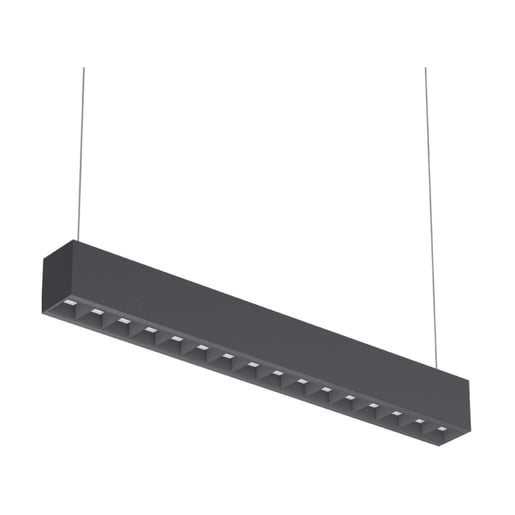 Lámpara Lineal LED 2 en 1, 1.20 m. de Longitud 40 W, Luz Blanca Neutra, Atenuable, LED integrado