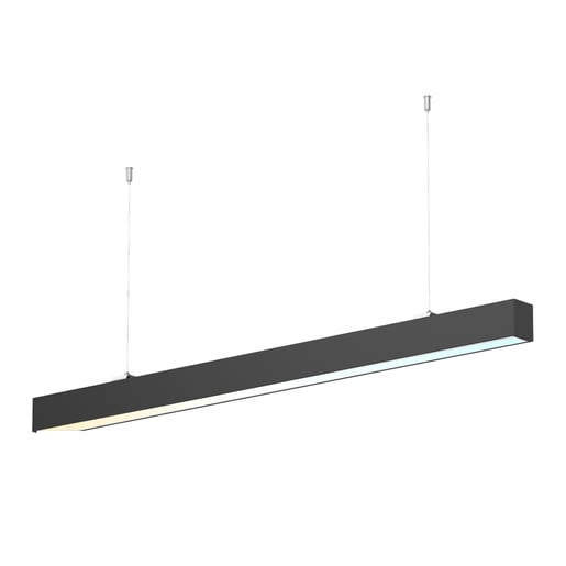 Lámpara Lineal 1.20 m LED 40 W, Colgante y Sobreponer, Potencia y Luz Blanca Ajustable, Atenuable Lámpara Lineal 1.20 m LED 40 W, Colgante y Sobreponer, Potencia y Luz Blanca Ajustable, Atenuable