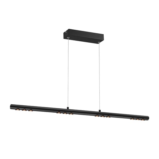 Lámpara Lineal Colgante LED de Metal 94 cm de Longitud, 43 W, Luz Cálida Brillante, IRC 90, No atenuable