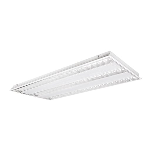 Lámpara Gabinete LED 2x4, 48 W, Luz Blanca Neutra, 3 Bases G5, No atenuable, Focos T5 incluidos