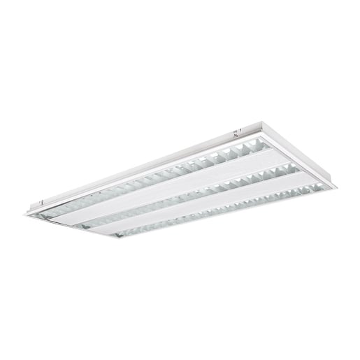 Lámpara Gabinete LED 2x4, 48 W, Luz de Día, 3 Bases G5, No atenuable, Focos T5 incluidos Lámpara Gabinete LED 2x4, 48 W, Luz de Día, 3 Bases G5, No atenuable, Focos T5 incluidos