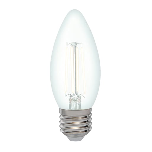 Foco Vela C35 LED Filamento 4.5 W IRC 80, Luz de Día, Base E27, Atenuable