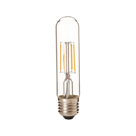 Foco T10 Vintage LED 4.5 W, Luz Cálida Suave, Base E27, Atenuable