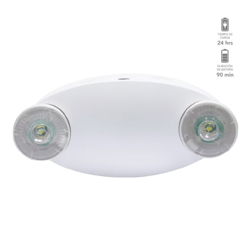 Lámpara LED de Emergencia Recargable, 4 W, Luz de Día, Sobreponer, LED integrado