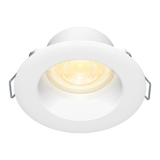 Lámpara Downlight LED Empotrable 4 W, Luz Cálida Brillante, No atenuable, Multivoltaje