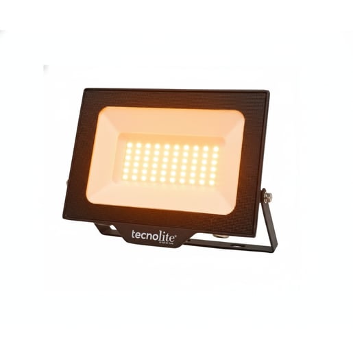 Reflector LED 50 W Exterior, Luz Ámbar, IP66, IK07, No Atenuable Reflector LED 50 W Exterior, Luz Ámbar, IP66, IK07, No Atenuable