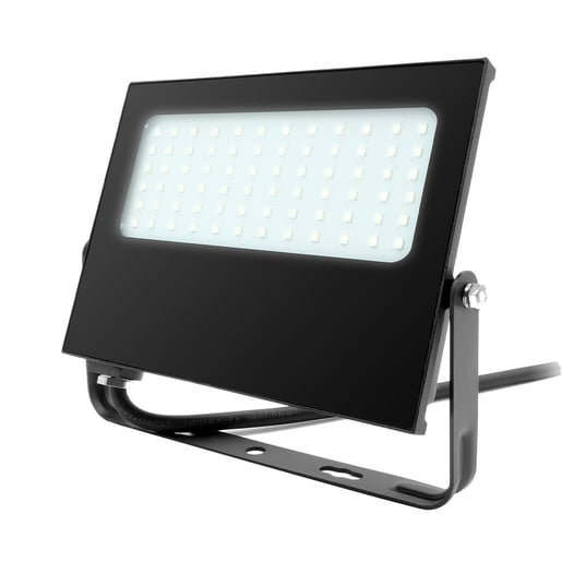 Reflector LED Exterior 50 W, Luz de Día, IP66, IK05, No Atenuable, LED integrado