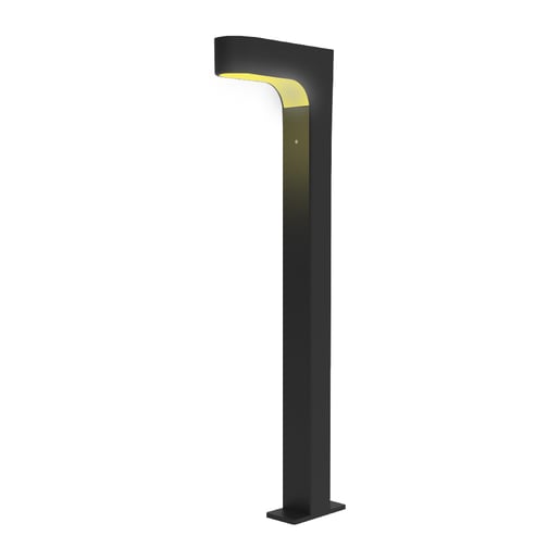 Mini Poste LED Exterior 65 cm 5 W, Luz Cálida Brillante, IP54, IK06, No atenuable