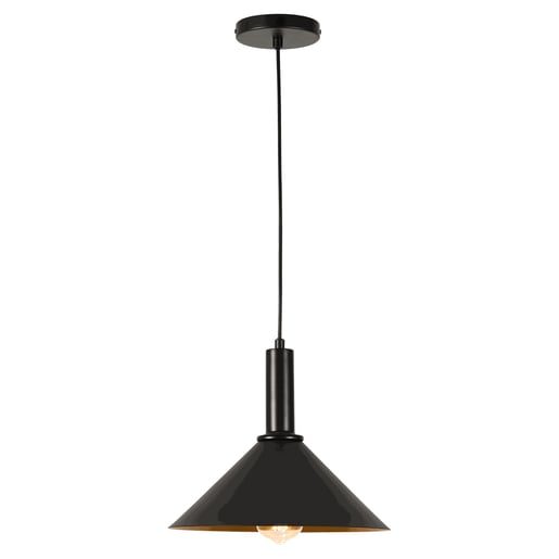 Lámpara Colgante de Metal 1.20 m de Altura, Potencia Máx. 60 W, 1 Base E27, No incluye foco Lámpara Colgante de Metal 1.20 m de Altura, Potencia Máx. 60 W, 1 Base E27, No incluye foco