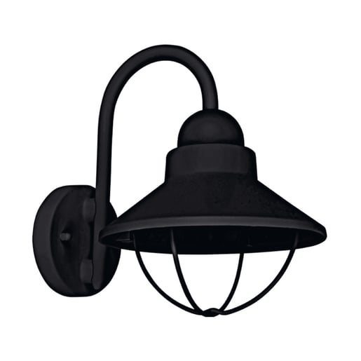 Lámpara de Pared Arbotante Tipo Farol Exterior, Ideal Zona Costera 60 W, Base E27, IP44, No incluye foco