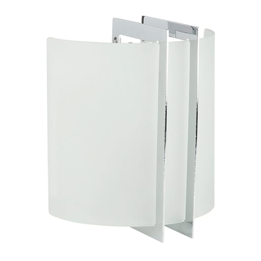 Lámpara de Pared Arbotante Cristal, Potencia Máx. 60 W, 1 Base E27, Sobreponer, No incluye foco