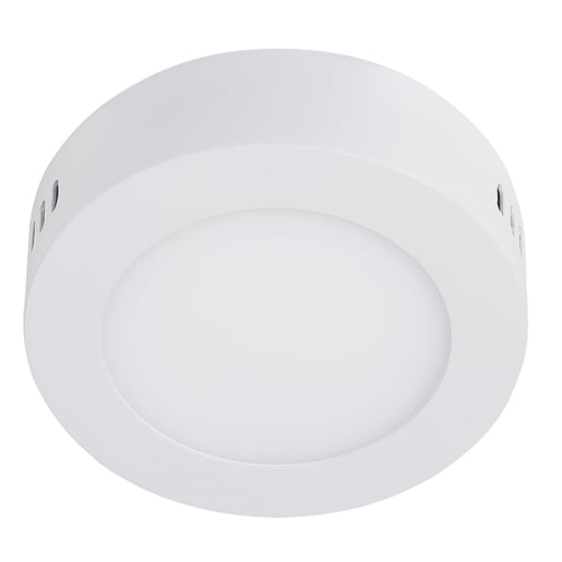 Lámpara Plafón LED Techo 6 W, Luz Cálida Brillante, Interiores, No atenuable, LED integrado