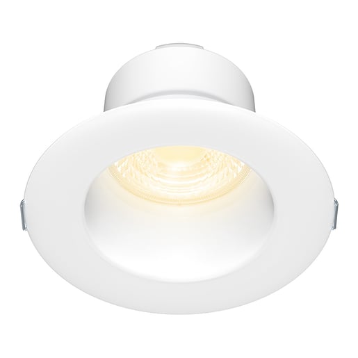 Lámpara Downlight LED Empotrable 6 W, Luz Cálida Brillante, No atenuable, Multivoltaje