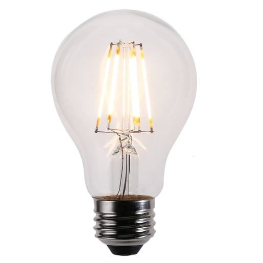 Foco A19 360° LED Filamento 7 W, Luz de Día, Base E27, No atenuable