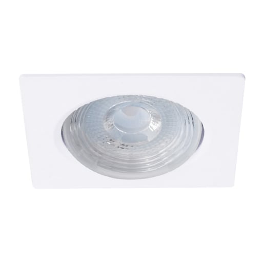 Lámpara Downlight LED Empotrable Dirigible 7 W, Luz Suave Cálida, No atenuable, LED integrado