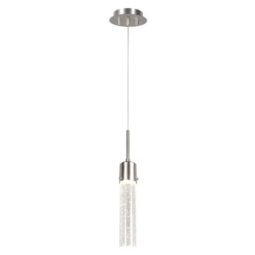 Lámpara Colgante LED de Cristal 2.18 m de Altura, 8 W, Luz Cálida Brillante, No atenuable Lámpara Colgante LED de Cristal 2.18 m de Altura, 8 W, Luz Cálida Brillante, No atenuable