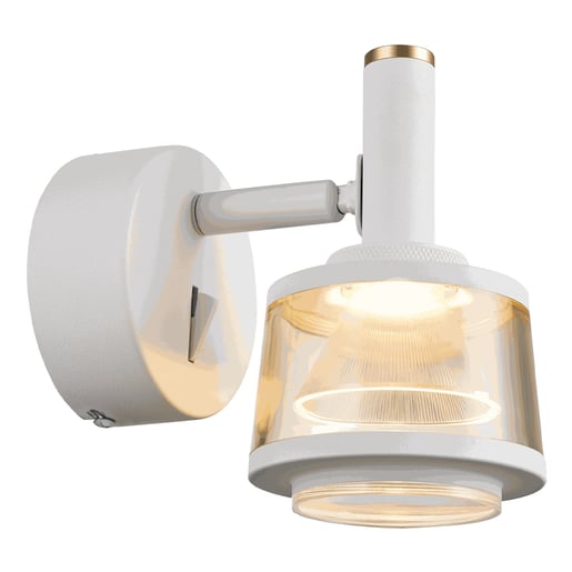 Lámpara de Pared Arbotante LED 8 W, Luz Cálida Brillante, IRC 90, No atenuable Lámpara de Pared Arbotante LED 8 W, Luz Cálida Brillante, IRC 90, No atenuable