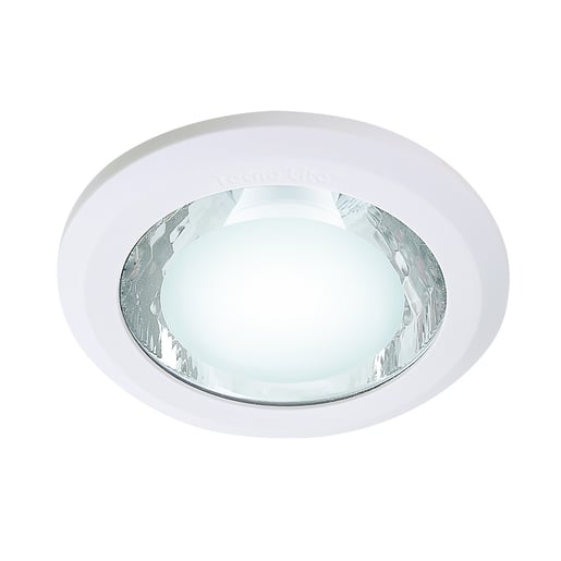 Lámpara Downlight Empotrable, Foco A19 LED 8.5 W Incluido, Luz de Día, Base E27, No atenuable