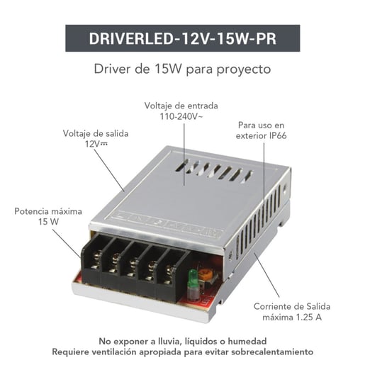 DRIVERLED12V15WPR DRIVERLED12V15WPR