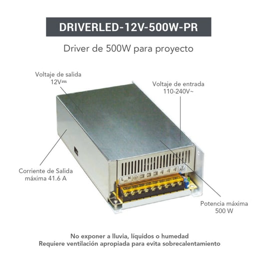 DRIVERLED12V500WPR DRIVERLED12V500WPR