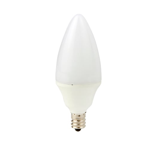 Foco Vela C25 LED 4 W, Luz Cálida Brillante, Base E12, No atenuable