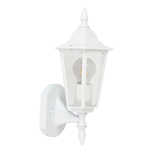 Lámpara de Pared Arbotante Tipo Farol Exterior, Potencia Máx. 60 W, Base E27, IP44, No incluye foco