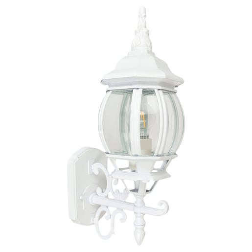 Lámpara de Pared Arbotante Tipo Farol Exterior, Potencia Máx. 60 W, Base E27, IP44, No incluye foco