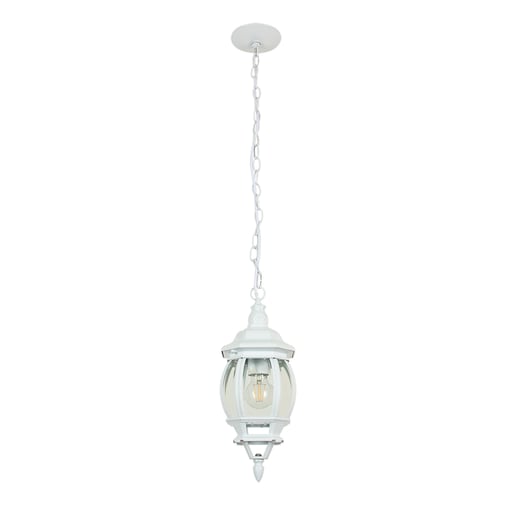 Lámpara Colgante Tipo Farol Exterior 1 m de Altura, Potencia Máx. 60 W, IP44, No incluye foco