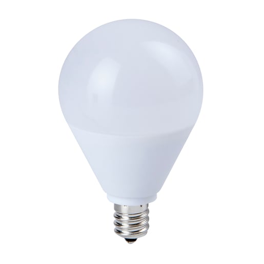 Foco Globo 45 LED 4 W, Luz de Día, Base E12, No atenuable