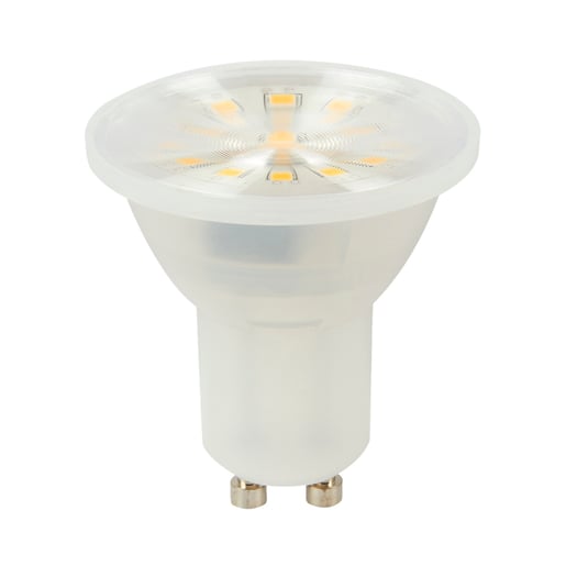 Foco GU10 LED 3 W, Luz Cálida Brillante, No atenuable