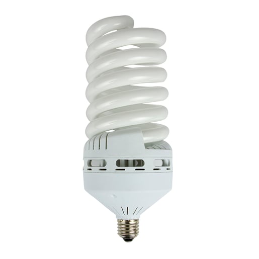 Foco Fluorescente 100 W, Luz de Día, Base E27, No atenuable