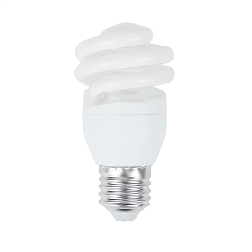 Foco Fluorescente 13 W, Luz Suave Cálida, Base E27, No atenuable