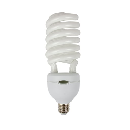 Foco Fluorescente 65 W, Luz de Día, Base E27, No atenuable