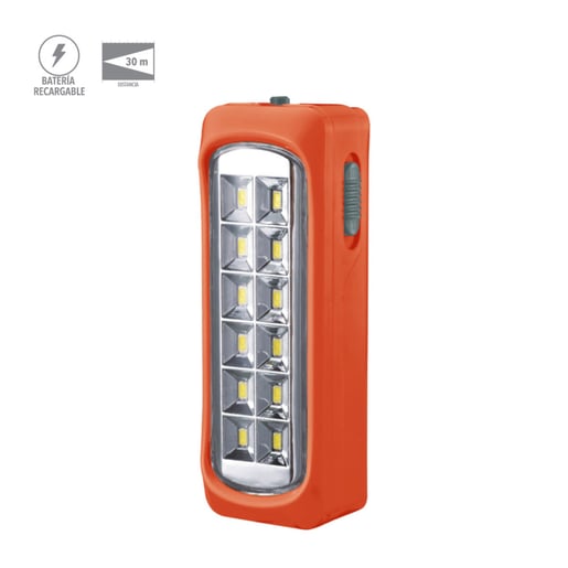 Linterna LED Recargable Portátil 3.5 W, Luz de Día, LED integrado