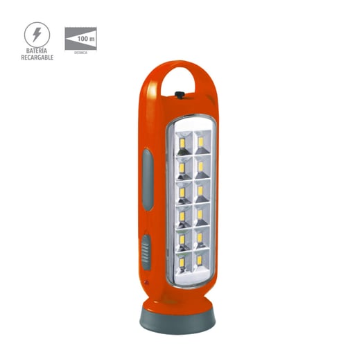 Linterna LED Recargable Portátil 3.5 W, Luz de Día, LED integrado