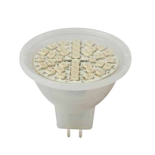 Foco MR16 LED 2.3 W, Luz Roja, Base GX5.3, No atenuable