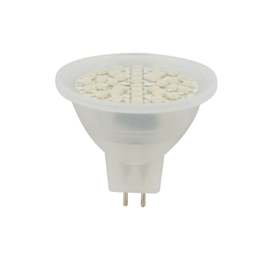 Foco MR16 LED 3 W, Luz Azul, Base GX5.3, No atenuable