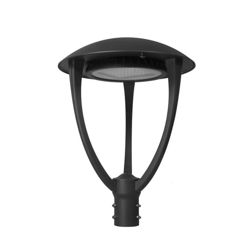 Luminario Punta de Poste tipo Ornamental LED 60 W, Luz Blanca Neutra, IP66, No atenuable Luminario Punta de Poste tipo Ornamental LED 60 W, Luz Blanca Neutra, IP66, No atenuable