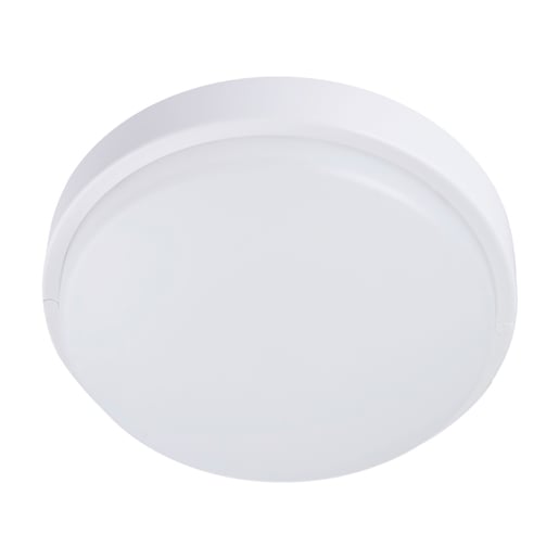 Lámpara Plafón LED de Sobreponer, Ideal Zona Costera 18 W, Luz Blanca Neutra, IP65, IK08, No atenuable, LED integrado